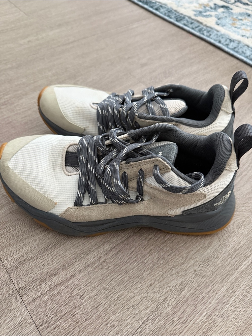 The North Face Cream and Gray Women's Sneakers
